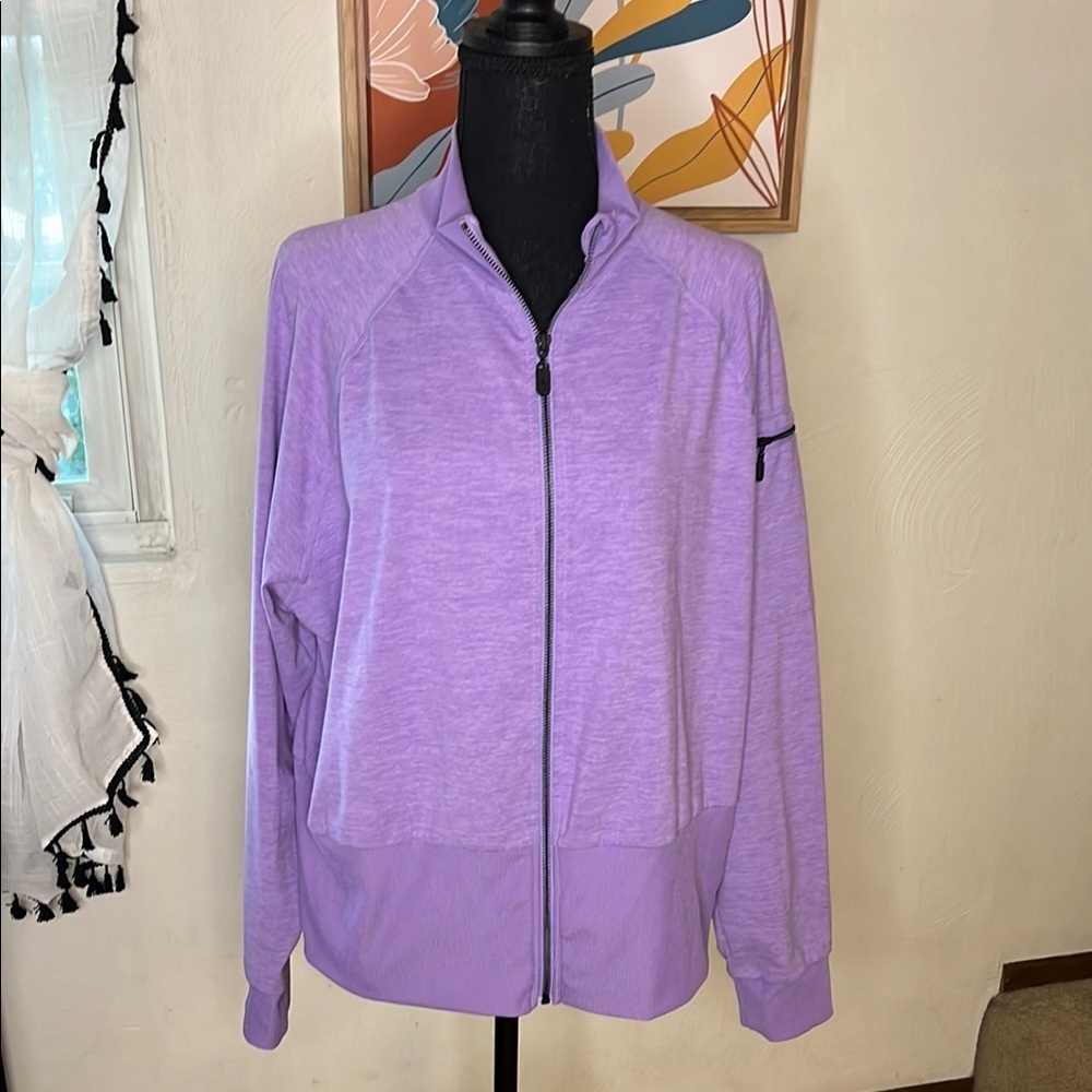 Torrid Active Super Soft Performance Jersey Zip J… - image 2